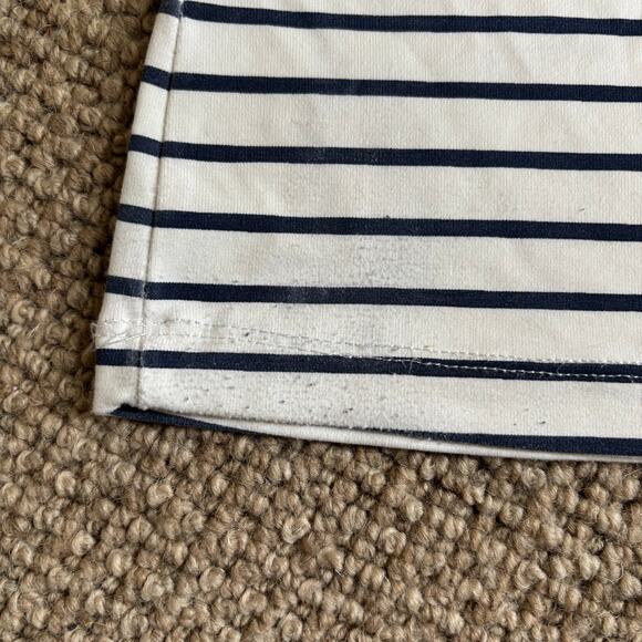 Zara Striped Navy Blue and White Tube Top Sz M  - Picture 3 of 5